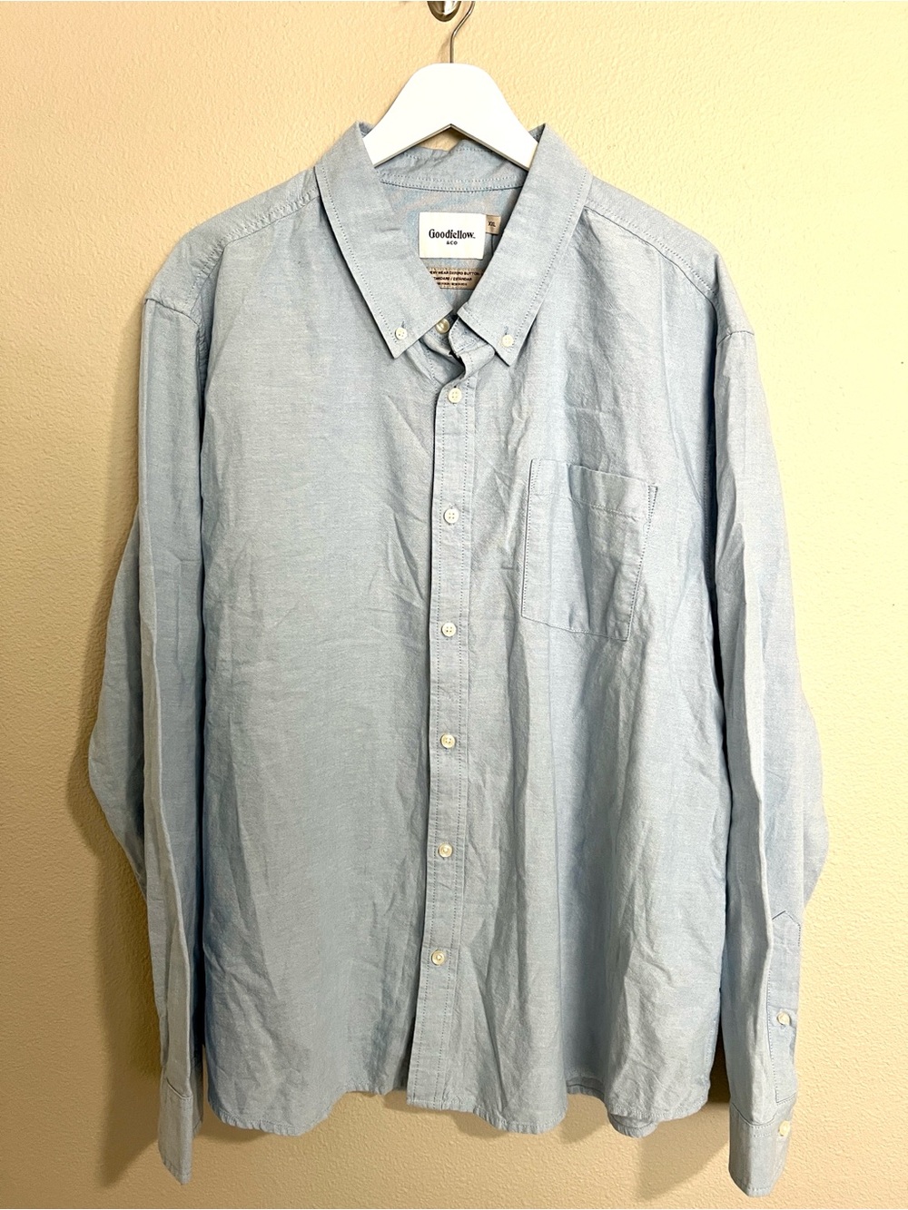 NWT Goodfellow & Co Pale Blue Button-Down Oxford Shirt